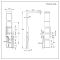 Colonne de douche thermostatique avec pommeau, douchette et buses hydromassantes – Chromé - Select