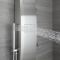 Colonne de douche thermostatique avec pommeau, douchette et buses hydromassantes – Chromé - Select