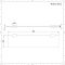 Tablette salle de bain 12x50cm Kubix