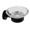 Porte-savon noir mat - Nox