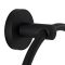 Anneau porte-serviettes noir mat - Nox