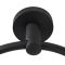 Anneau porte-serviettes noir mat - Nox