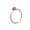 Anneau porte-serviettes moderne - Bronze brossé - Amara
