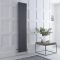 Radiateur style fonte rétro vertical – 180 cm - Anthracite - Triple rang – Choix de tailles et de pieds - Windsor