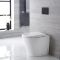 Cuvette WC ronde à poser avec abattant à fermeture douce – Blanc – Alswear