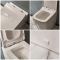 Cuvette WC moderne à poser avec abattant à fermeture douce - Sandford