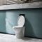 Cuvette WC moderne à poser avec abattant à fermeture douce - Select
