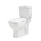 Pack WC à poser - Avec abattant à fermeture douce - Bouton de chasse chromé - Hatton