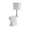 Cuvette WC rétro avec réservoir semi-bas et abattant - Elizabeth