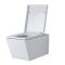 Cuvette WC suspendu moderne – Blanc - Halwell