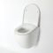 Cuvette WC suspendu moderne – Sans bride – Blanc - Ashbury
