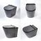 WC à poser avec meuble – 50 cm – Noir - Nox