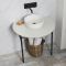 Console lavabo avec plan de travail - Choix de finitions et de vasque - Nitido