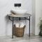 Console lavabo avec plan de travail - Choix de finitions et de vasque - Nitido
