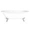 Baignoire îlot rétro – 179,5 x 78,5 cm – Choix de pieds – Legend