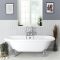 Baignoire îlot rétro – 179,5 x 78,5 cm – Choix de pieds – Legend