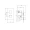 Kit de douche thermostatique avec inverseur, pommeau et douchette – Chromé – 2 fonctions - Kubix