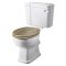 Ensemble de salle de bain rétro – Cabine de douche, pack WC & lavabo sur colonne - Richmond