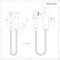 Kit douchette thermostatique moderne – Noir - Nox
