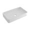 Vasque à poser rectangulaire - 61 x 35 cm - Alswear  & Mitigeur haut - Razor
