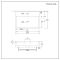 Vasque suspendue rectangulaire – Blanc – 60,5 cm x 43 cm – Porte-serviettes chromé – Sandford