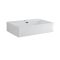 Vasque suspendue moderne – Blanc – 60 cm x 42 cm (1 trou) - Sandford