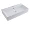 Vasque à poser rectangulaire – 75 cm x 42 cm - Sandford & Mitigeur lavabo – Wick