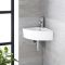 Lave-mains d'angle - Suspendu - 46 cm x 32 cm - Belstone