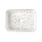 Vasque à poser rectangulaire effet terrazzo - 50,5 x 37 cm (sans trou) - Alswear