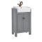 Meuble lave-mains - Avec lavabo – 55 cm – Choix de finitions et de poignées – Warwick