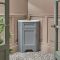 Meuble lave-mains d’angle – 58 cm – Avec lavabo – Choix de poignées et de finitions – Thornton