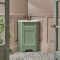Meuble lave-mains d’angle – 58 cm – Avec lavabo – Choix de poignées et de finitions – Thornton