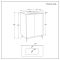 Meuble de salle de bain - Avec lavabo - 81 cm – Choix de finitions et de poignées - Edge