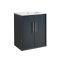 Meuble de salle de bain - Avec lavabo - 61 cm – Choix de finitions et de poignées - Edge