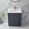 Meuble de salle de bain - Avec lavabo - 61 cm – Choix de finitions et de poignées - Edge