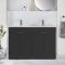 Meuble double vasque – 121 cm - Choix de finitions et de poignées – Cluo