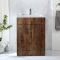 Meuble lavabo  – 60 cm – Avec lavabo – Choix de finitions et de poignées – Cluo