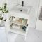 Meuble lavabo  – 60 cm – Avec lavabo – Choix de finitions et de poignées – Cluo