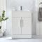 Meuble lavabo  – 60 cm – Avec lavabo – Choix de finitions et de poignées – Cluo