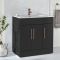 Meuble lavabo – 80 cm -  Avec lavabo - Choix de finitions et de poignées – Cluo