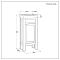 Meuble lave-mains avec lavabo – 40 cm – Choix de finition de la poignée – Warwick