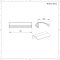 Poignée de meuble moderne – Invisible – Laiton brossé