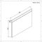 Miroir – Effet chêne doré – 70 cm x 50 cm - Newington