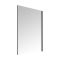 Miroir – Gris mat – 70 cm x 50 cm - Newington
