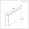 Miroir – Effet chêne clair – 70 cm x 50 cm - Hoxton