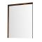 Miroir – Effet chêne foncé – 100 cm x 75 cm - Hoxton
