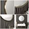Miroir mural rond – Or brossé – Ø 60 cm