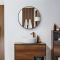 Miroir mural rond – Cuivre satiné – Ø 60 cm - Annalise
