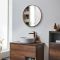 Miroir mural rond – Cuivre satiné – Ø 60 cm - Annalise