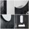 Miroir mural ovale – Noir – 100 cm x 40 cm - Gianna